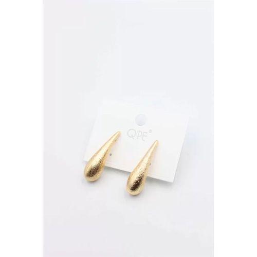 Mat Damla Küpe - Altın