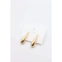 Mat Damla Küpe - Altın