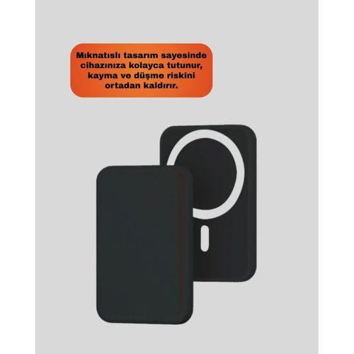 15w Kablosuz Şarj Destekli Magsafe Araç Tutucu Havalandırma Klipsli