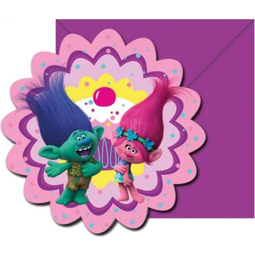 TROLLS DAVETİYE SET 6'LI