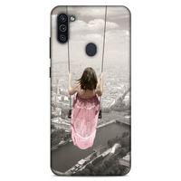 Lopard Samsung Galaxy M11 Uyumlu Kılıf Manipülasyon ☻ (22) Tam Koruma Kılıfı Desenli