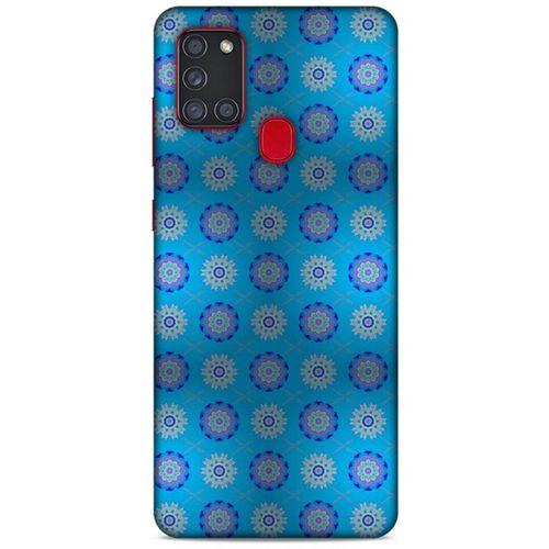 Samsung Galaxy A21s Uyumlu Kılıf Mavi Delisi (40) Fit Silikon Kılıf Prizma