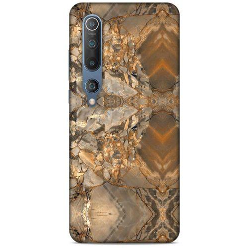 Mermer Desenli (8) Tema Baskılı Kılıf Açık Kahverengi Xiaomi Mi 10 Kılıf