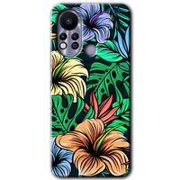 İnfinix Hot 11s Kılıf HD Desen Baskılı Arka Kapak - Hibiscus Flowers