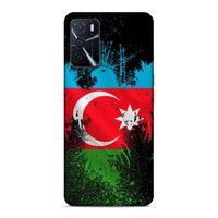 Oppo A16 Uyumlu Kılıf Azarbaijan (34) Slim Armor Kılıf Bayrak