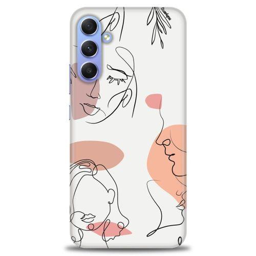 Samsung Galaxy A34 Kılıf HD Baskılı Kılıf - Silüetler + Tam Ekran Koruyucu