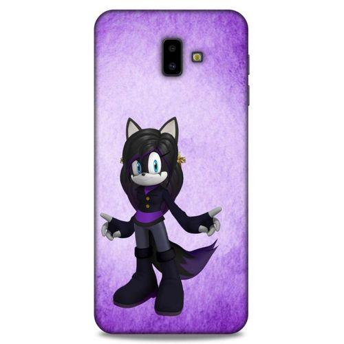 Lopard Samsung Galaxy J6 Plus Uyumlu Kılıf GameX (18) Telefon Kılıfları Siyah Mor