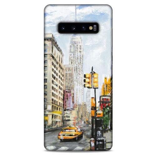 Cityx (3) Samsung Galaxy S10 Plus Kılıf Silikon Kapak Desenli