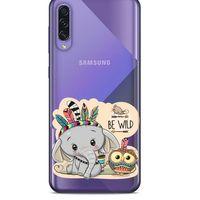 Zoologix (51) Samsung Galaxy A51 Şeffaf Kılıf Silikon Desenli
