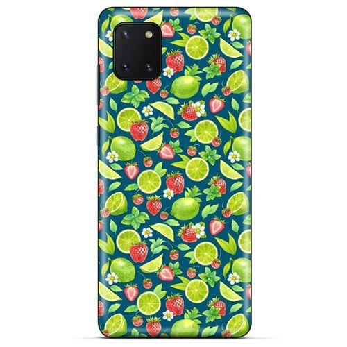 Frutix Çilek Lime  01 Huawei Y5P Kılıf Desenli Silikon