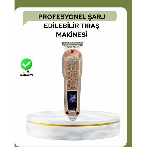 Profesyonel 7000rpm Saç Kesim Makinesi – Type-c Şarjlı, Lcd Ekranlı, 4 Kademeli Ayar
