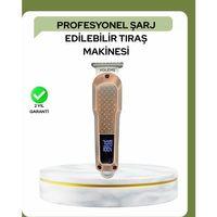 Profesyonel 7000rpm Saç Kesim Makinesi – Type-c Şarjlı, Lcd Ekranlı, 4 Kademeli Ayar