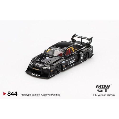 Mini GT Nissan LB-ER34 Super Silhouette SKYLINE Black 844 BL