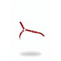 Kırmızı Kadın Kemer Metal Halka Detaylı Vücut Aksesuarı - Brf132