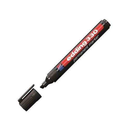 EDDİNG PERMANENT MARKÖR KESİK UÇ ( MAVİ-KIRMIZI-SİYAH) ED-330 ( 3 Adet )