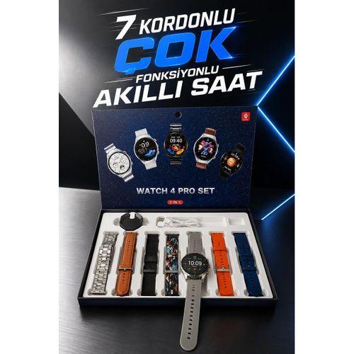 Akıllı Saat 7 Kordonlu Yeni Nesil Arama Cevaplayan Çok Fonksiyonlu