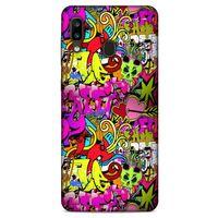 Graffitix (6) Desenli Silikon Kapak Samsung Galaxy A20 Kılıf