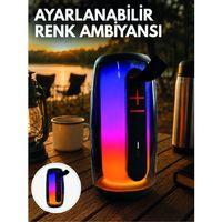 Rgb Aydınlatmalı Kablosuz Bluetooth Hoparlör Usb Bellek Tf Kart Destekli