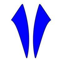 SEVGENT Cg Mavi Çamurluk Yan Sticker