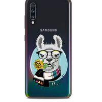 Zoologix (99) Samsung Galaxy A80 Şeffaf Kılıf Silikon Desenli