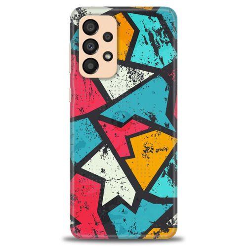 Samsung Galaxy A33 5G Kılıf HD Baskılı Kılıf - Grafiti + Tam Ekran Koruyucu