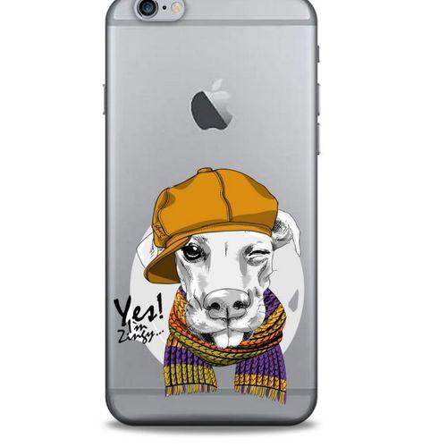 Zoologix (28) Apple Iphone 6 Plus Şeffaf Kılıf Silikon Desenli