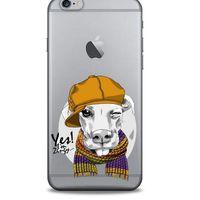 Zoologix (28) Apple Iphone 6 Plus Şeffaf Kılıf Silikon Desenli
