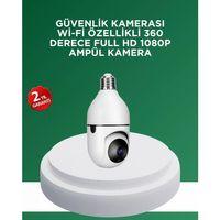 1080p Gece Görüşlü Ampul Güvenlik Kamerası – Kablolu Ve Kablosuz Seçenekli