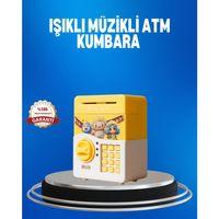 Çocuklar İçin Sarı Elektronik Şifreli Para Biriktirme Kumbarası
