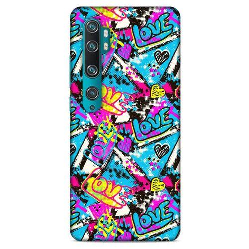 Graffitix (23) Desenli Silikon Kapak Xiaomi Mi Note 10 Kılıf