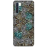 Animax Zebra Kaplan Oppo A91 Kılıf Desenli Silikon