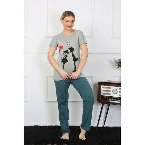 Kadın Kısa Kol Penye Pijama Takımı