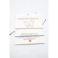 2'li Arkadaş Bilekliği - Kırmızı