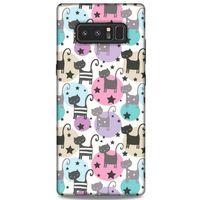 Lopard Samsung Galaxy Note 8 Uyumlu Kılıf Kediler (9) Kılıf Puantiyeli Kedi