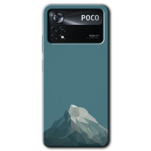 Poco x4 Pro Kılıf HD Desen Baskılı Arka Kapak - Alone Mountain
