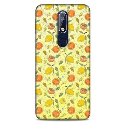Frutix Turunç 05 Nokia 7.1 Kılıf Desenli Silikon