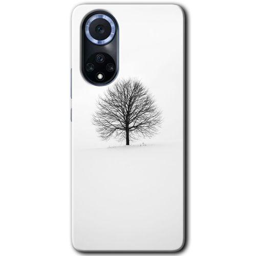 Huawei Nova 9 HD Baskılı Kılıf + 9D Tam Ekran Koruyucu - Alone Tree