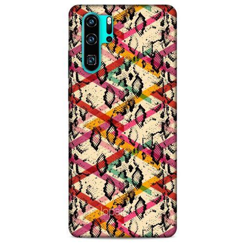 Huawei P30 Pro Kılıf Pastel Renkler (14) Lansman Kılıf Kırmızı Krem