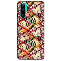Huawei P30 Pro Kılıf Pastel Renkler (14) Lansman Kılıf Kırmızı Krem