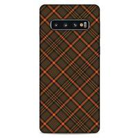 Gömlek (16) Desenli Silikon Kapak Telefon Kabı Samsung Galaxy S10 Kılıf