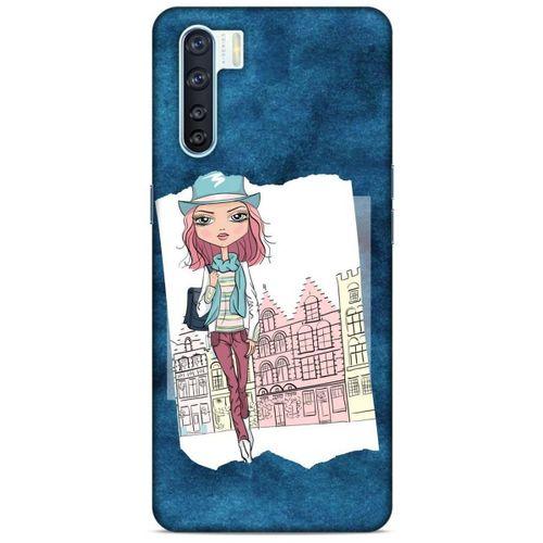 Sokak Modası 98 Oppo A91 Kılıf Desenli Silikon