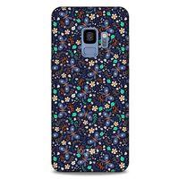 Samsung Galaxy S9 Kılıf Kelebek Etkisi (8) Baskılı Kılıf Turkuaz Beyaz