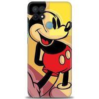 Oppo A15S Kılıf HD Baskılı Kılıf - Mickey Mousee + Tam Ekran Koruyucu