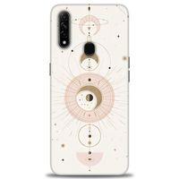 Oppo A31 Kılıf HD Baskılı Kılıf - Evren + Tam Ekran Koruyucu