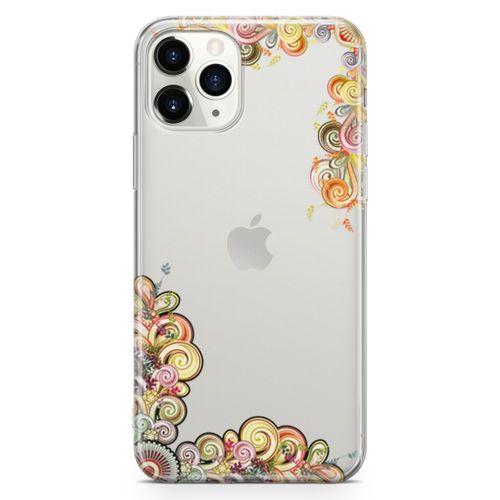 Apple iPhone 11 Pro Kılıf El İşi Süsler Arka Kapak Koruma Desenli Full Koruyucu