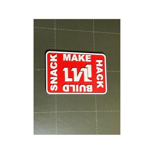 LVL1 Hackerspace Morale Yaması 2x3 (Bu ürün Sadece Plastik parçadır - Almadan Önce Soru Sorabilirsiniz)