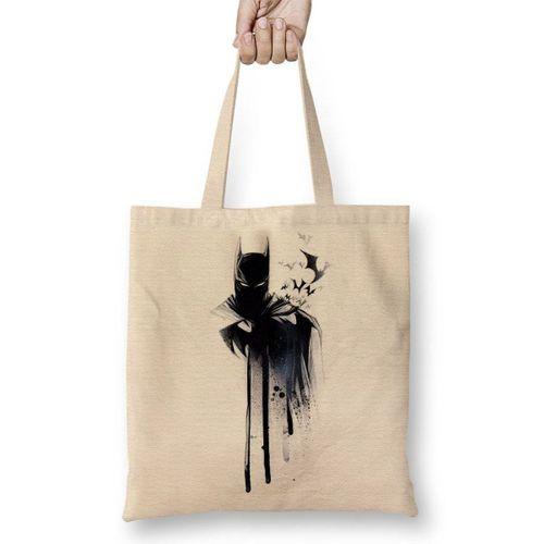 Batman Paint Drop Bez Çanta Uzun Saplı