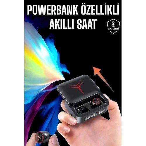 Powerbankli Kulaklık Bluetooth Bağlantılı Çoklu Bağlantı