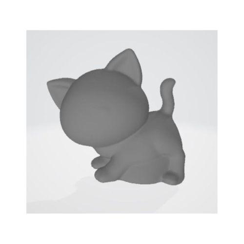 Kedi Heykeli Oyuncak Desteksiz Yüzsüz 3D Baskı (Bu ürün Sadece Plastik parçadır - Almadan Önce Soru Sorabilirsiniz)