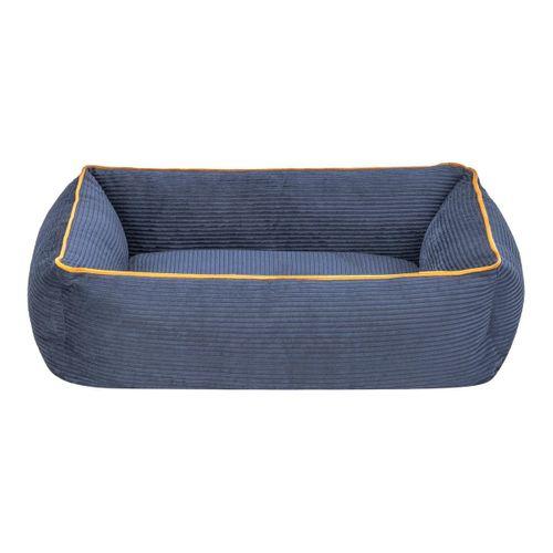 Pet Comfort Golf  Kedi ve Köpek Yatağı Parliament Mavi w Hardal Biye XS 55x45cm